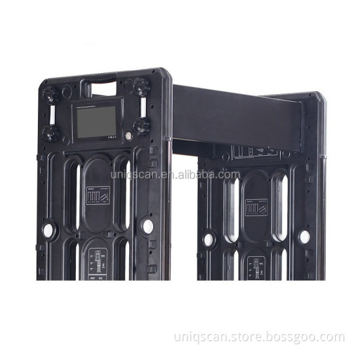 Waterproof portable arch metal detector